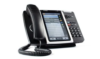 The Mitel 5360 IP phone is ideal for the enterprise executive, this desktop IP phone has a large, high-resolution touch display, superior sound